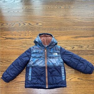 The North Face Blue Puffer Jacket 2T